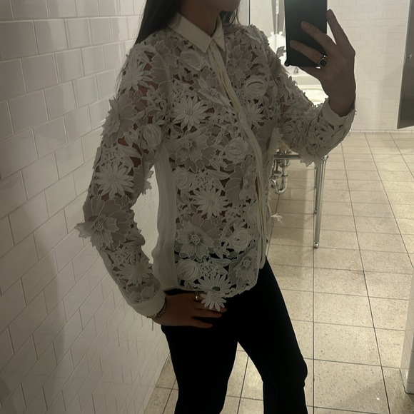 French connection floral top embroidery - Picture 3 of 4